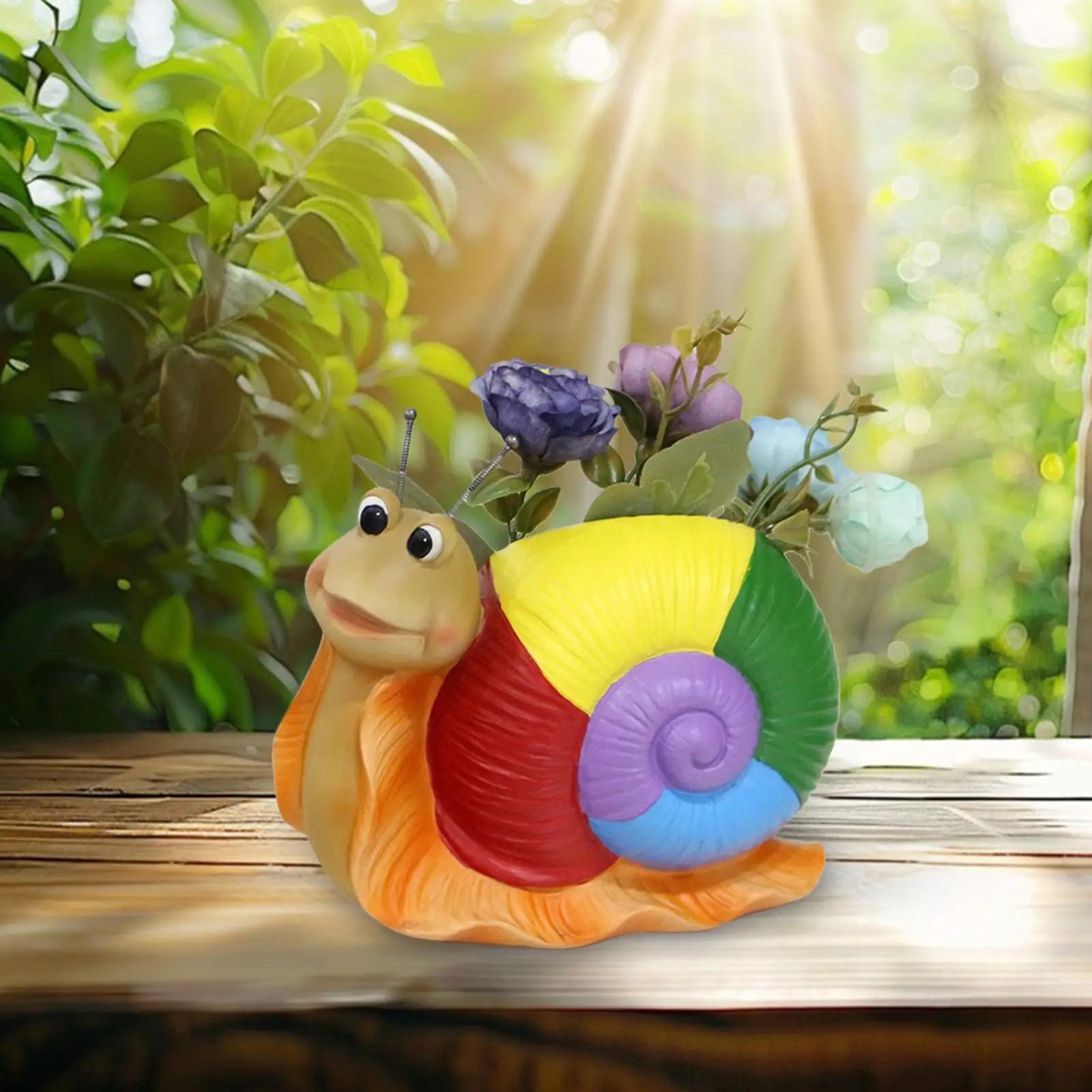 Snails Plant Pot Farm Flower Pot Container Organizer Gift Display Housewarming