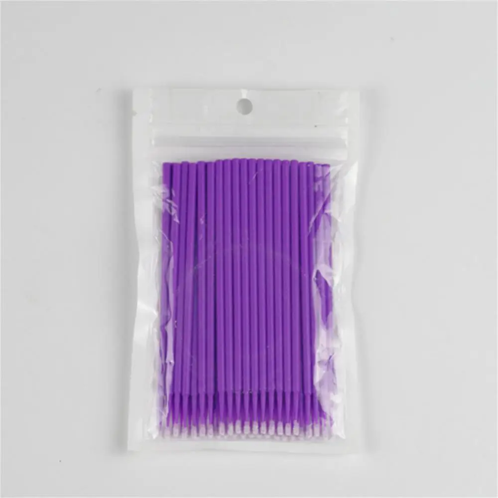 Micro Brushes Cotton Swab Eyelash Extension Disposable Eye Lash Glue Cleaning Brushes Applicator Sticks Makeup Tools