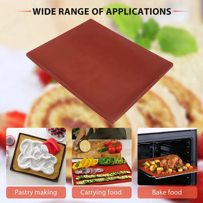 6 Pack Silicone Dehydrator Sheets Non Stick Square Edge Dehydrator Trays For Meat Vegetables Fruit Food Dryer Mat