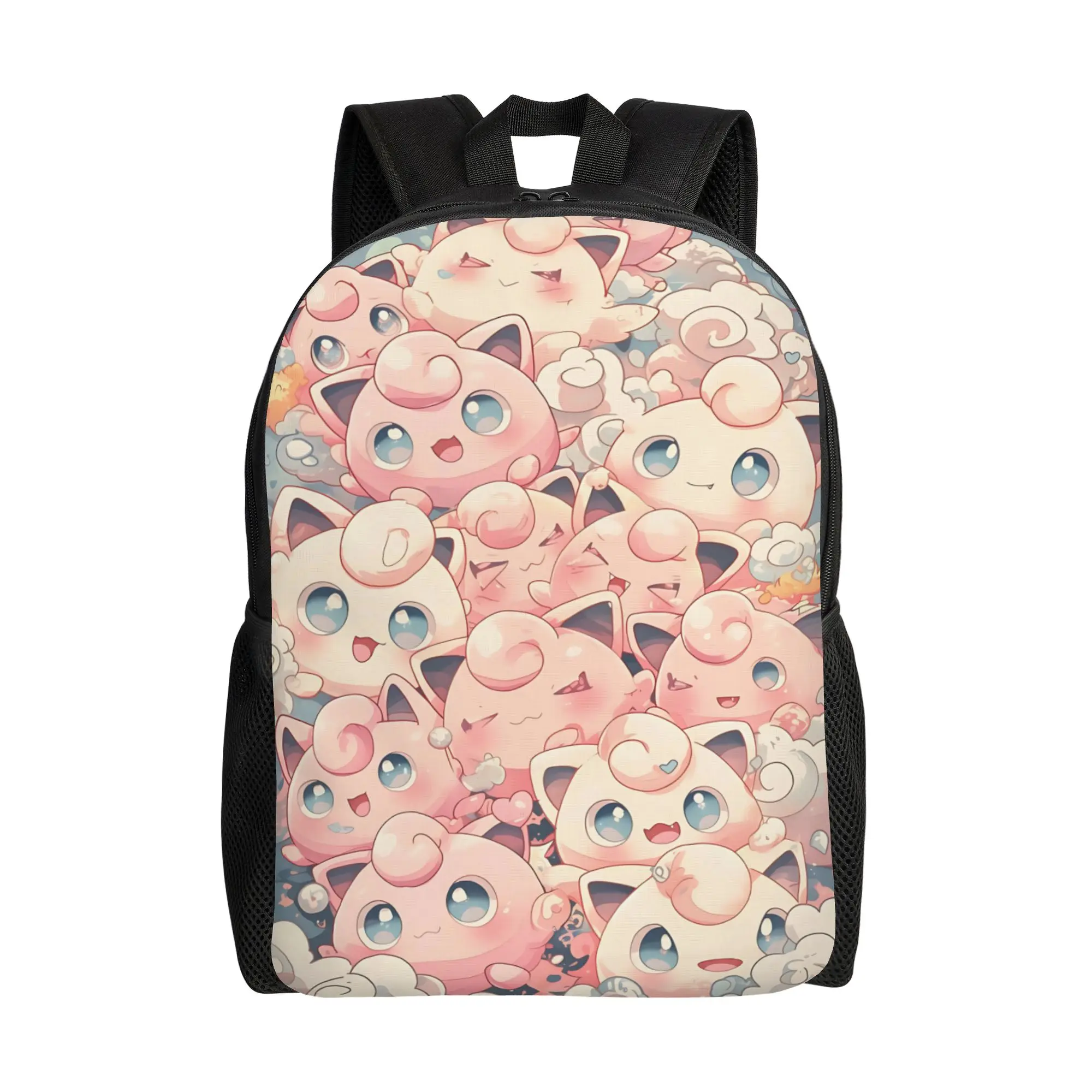 

1PC Fashion Backpacks Cute Pokemon Art summer vibes Daypack funko Kawaii Outdoor Large Capacity Rucksack