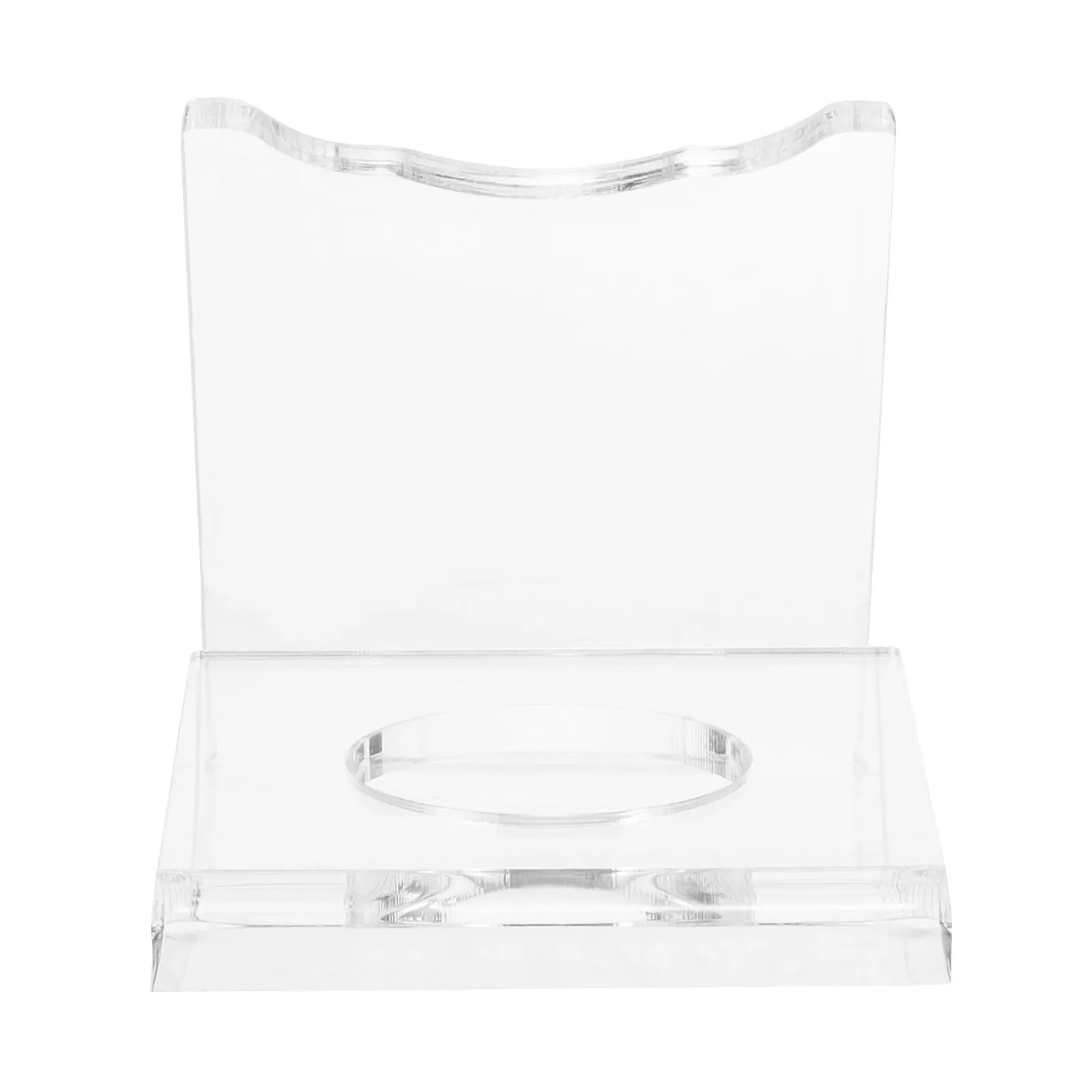 

Sturdy Table Tennis Paddle Stand Clear Base for Racket Display Storage in Home Office Mall Use Ping Pong Paddle Holder