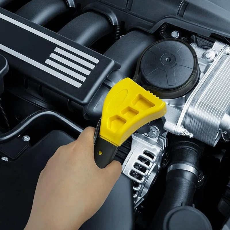 أداة إزالة مفتاح ربط فلتر الزيت قابلة للتعديل، مفتاح ربط سلسلة حزام شديد التحمل لإصلاح السيارات، مجموعة تفكيك عالمية