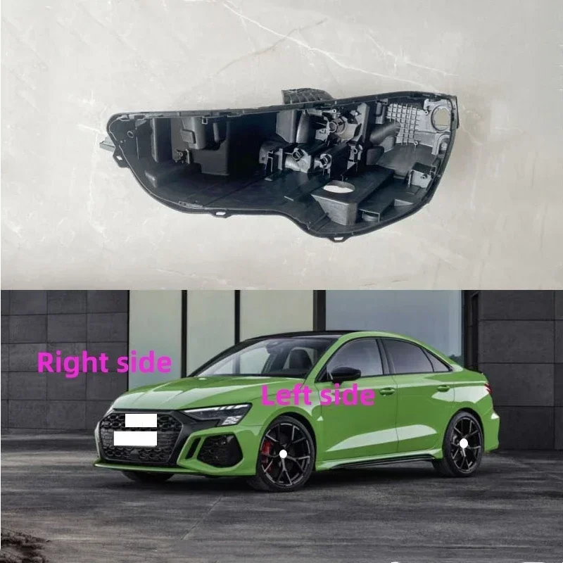 

Для AUDI A3 2021 2022 2023, замена основания фары, черная задняя крышка