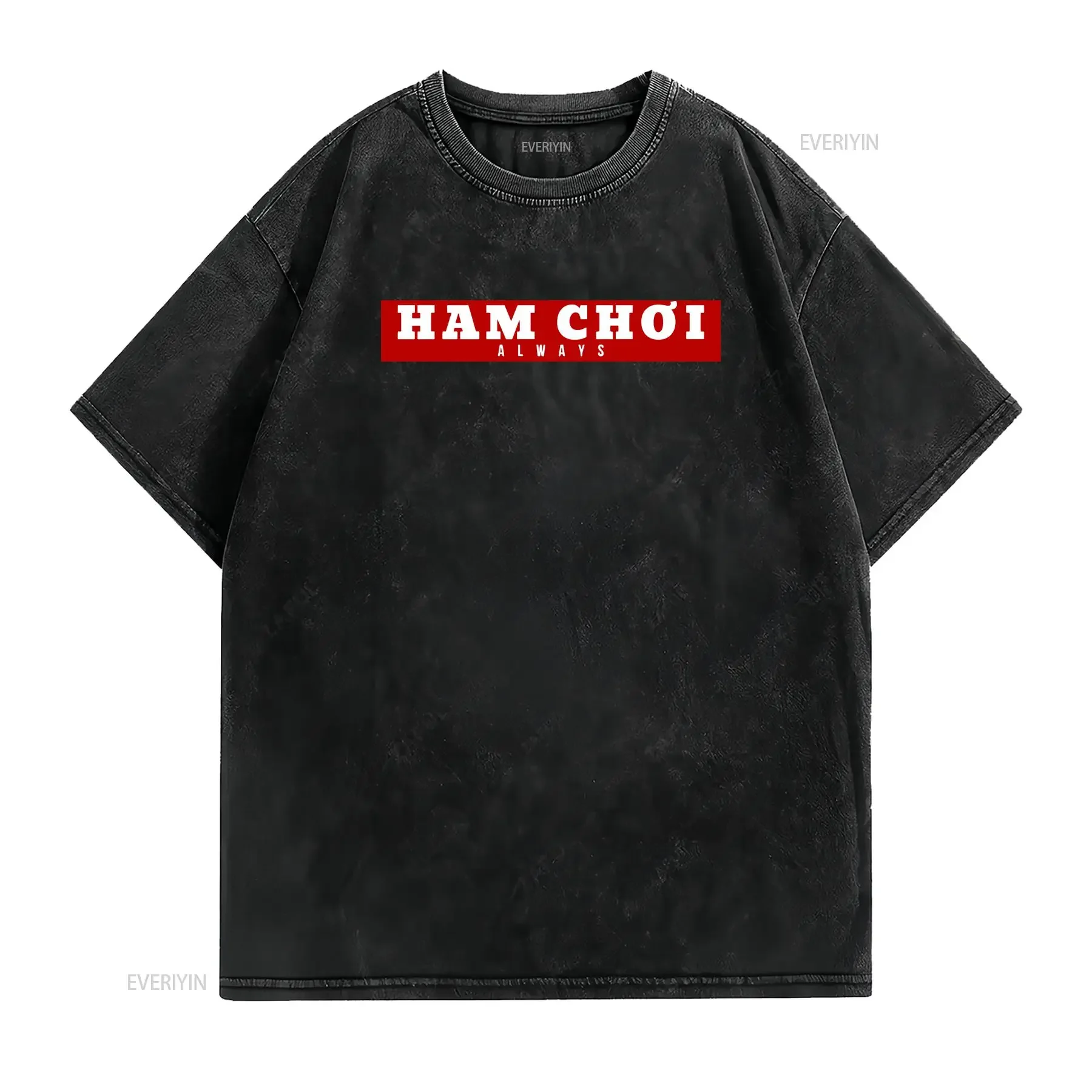 Ham Choi Vietnamese Pun T shirt Country Vietnam funny parody hanoi saigon independance day vintage Washed Casual fashion