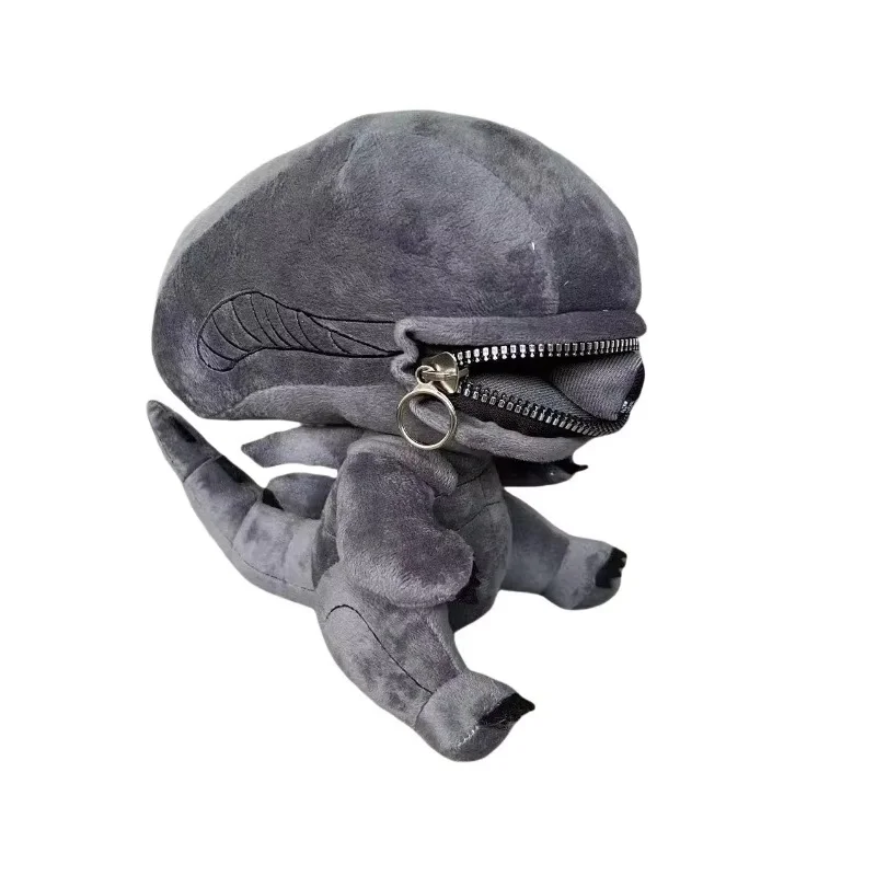 Alien Xenomorph Hybrid Shaped Peluche Bambola Cerniera Bocca Animale Farcito Giocattolo Alla Moda Romulus Cartoon Decor per Collezionisti