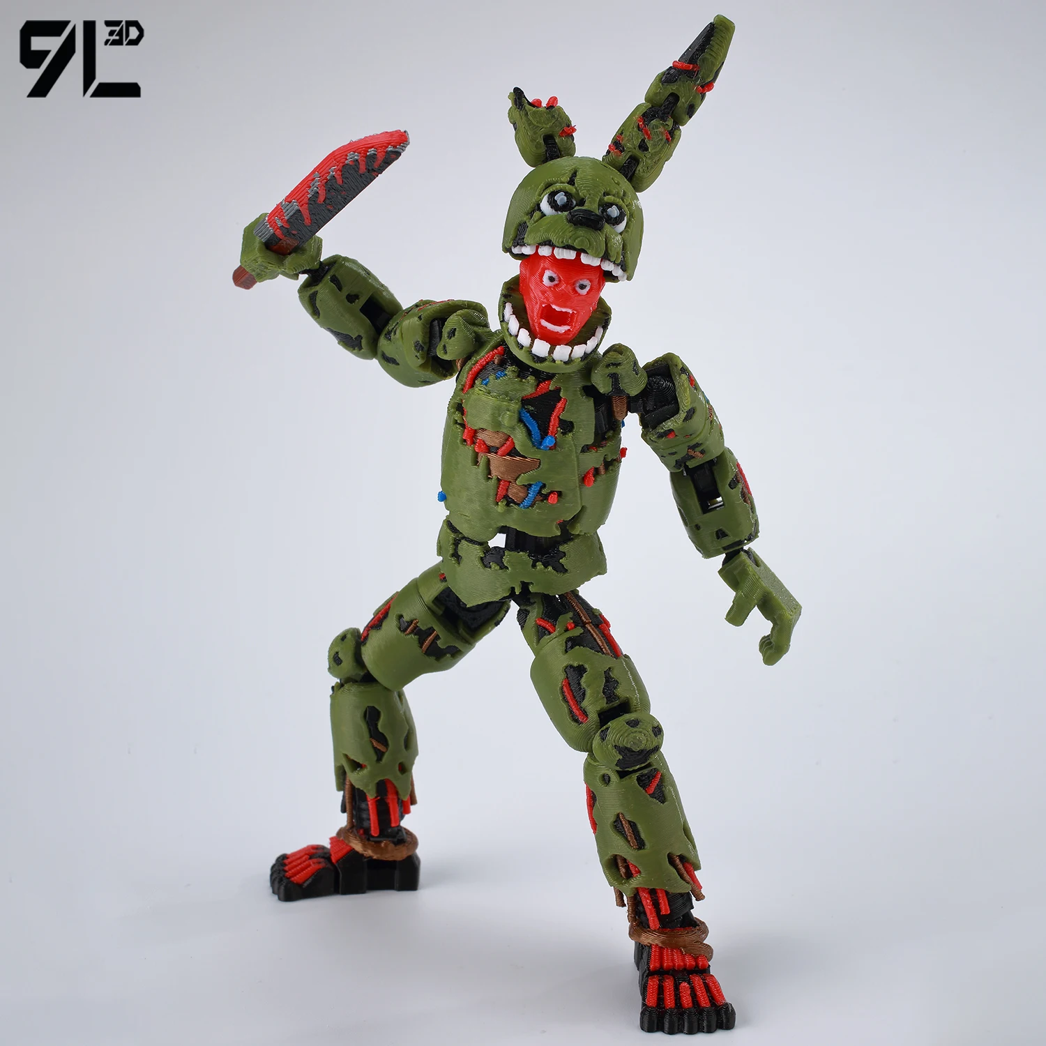 9L3D Gedrukt FNAF Freddy Fazbear's Pizza Springtrap Speelgoed Actiefiguren Anime Model Lucky13 Dummy13 Titan13 Ornamenten Geschenken