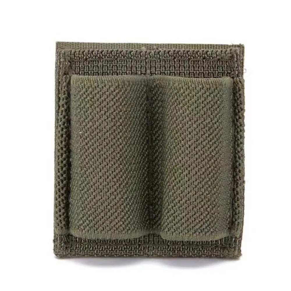2 Hole Magic Patch Bag Nylon Wear-Resistant Tool Holder Pouch Quick Detachable Portable Storage Pouch
