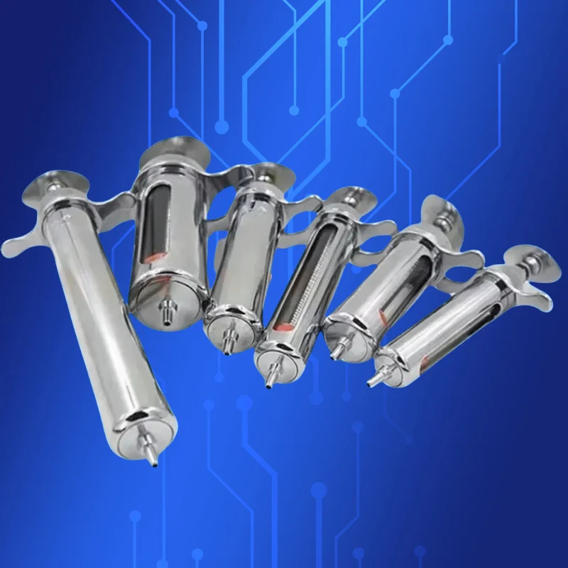 ‌10ml Stainless Steel Syringe | Industrial-Grade Metal Dispenser for Chemical/Adhesive/Cosmetic‌