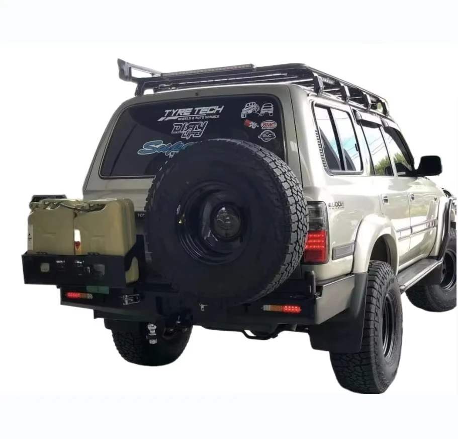 Steel Rear Bumper for LC80/J80 Heavy-Duty Off-Road Guard