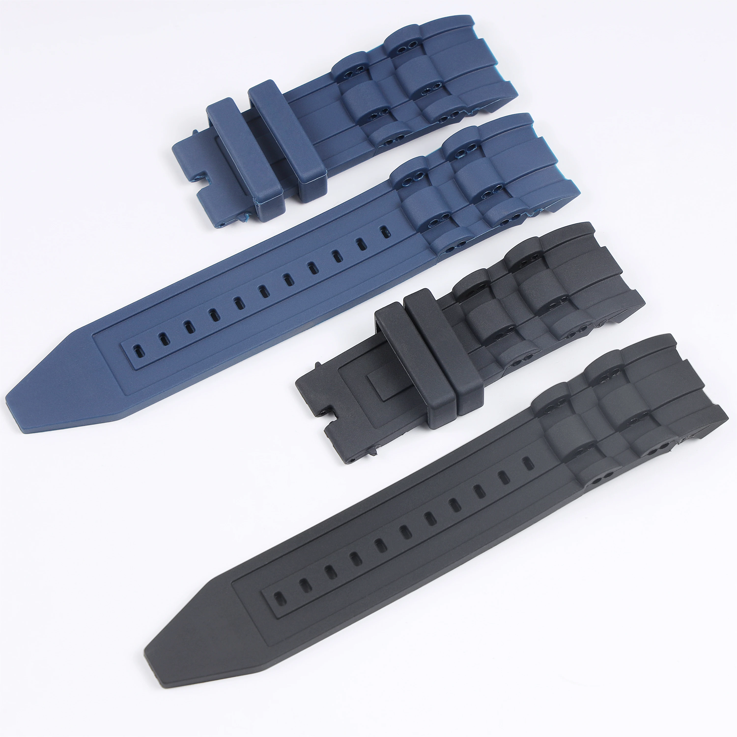 Accesorios para correas de reloj, correa deportiva para hombre para reloj Invicta Invicta/Pro/Diver, pulsera de silicona de goma resistente al agua, 26mm, negro y azul
