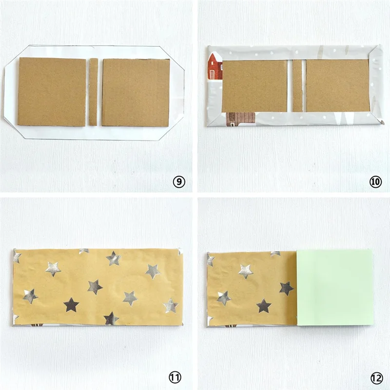 أداة سكرابوكينغ A98E لتجليد الكتب 6 قطع سهلة الاستخدام مجموعة دليل القاطع للمبتدئين، يمكن صنع استنسل رائع في دفتر الملاحظات B