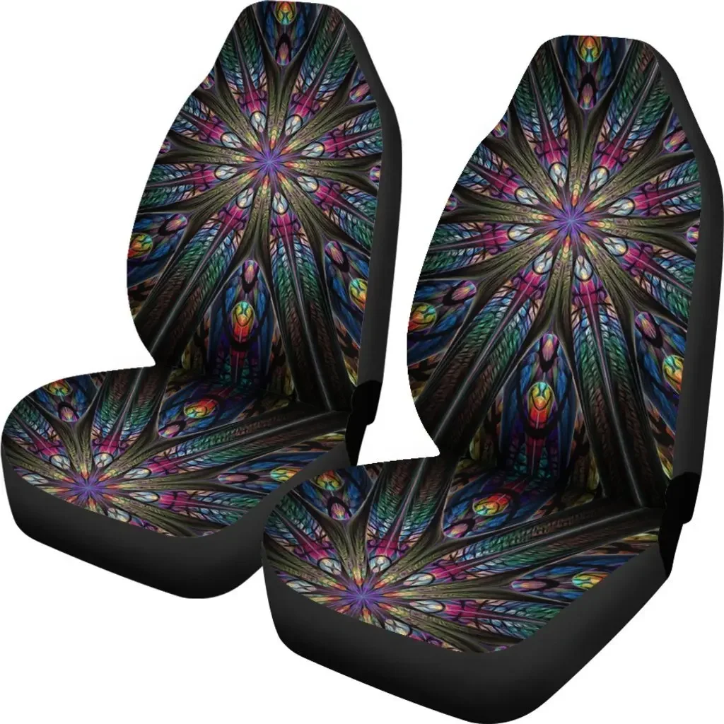 Tribal Pattern Seat Cover Car Seat Covers Set 2 Pc, Car Accessories Car Mats