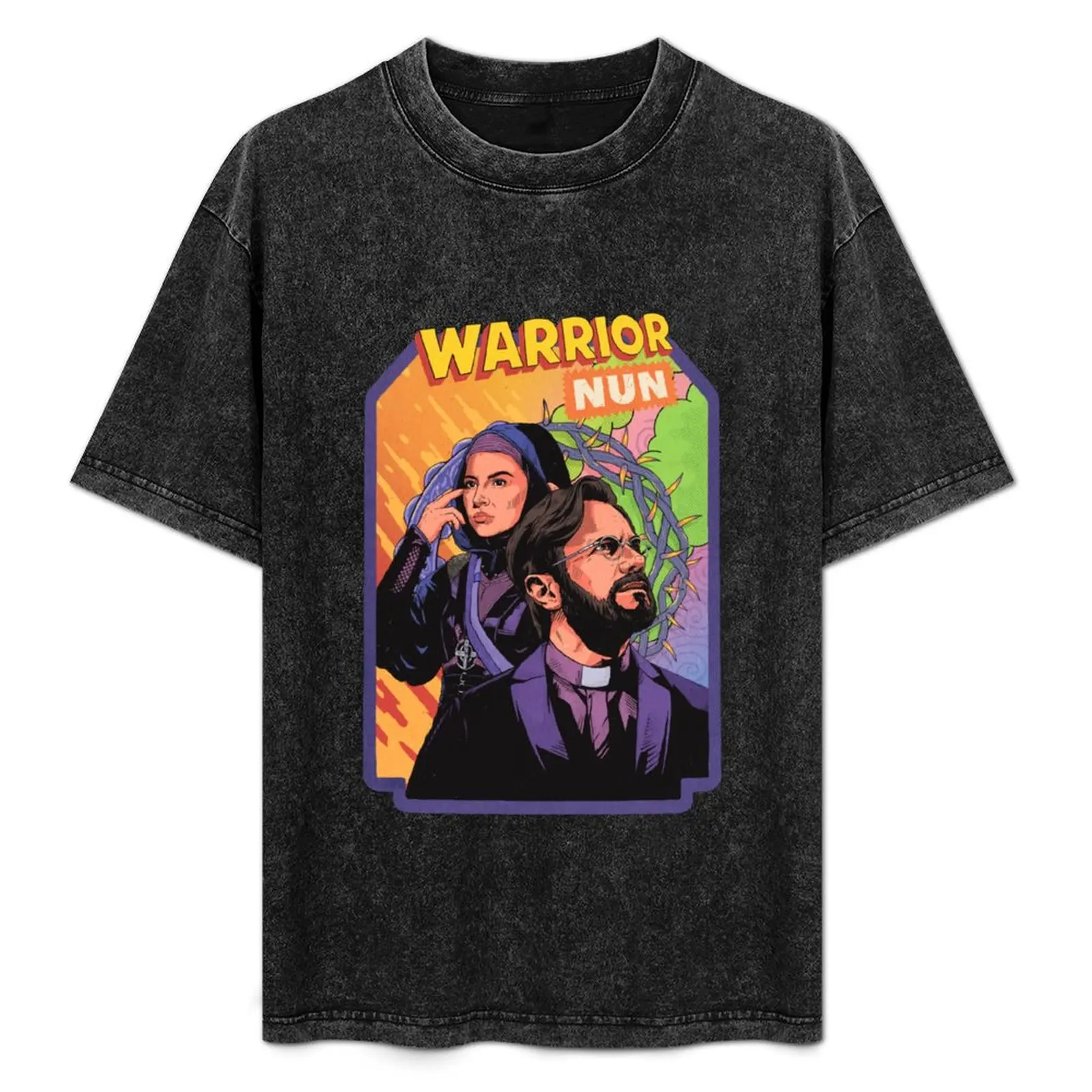 Mother Superion and Father Vincent T-Shirt Basic Crew Neck Short Sleeve Top