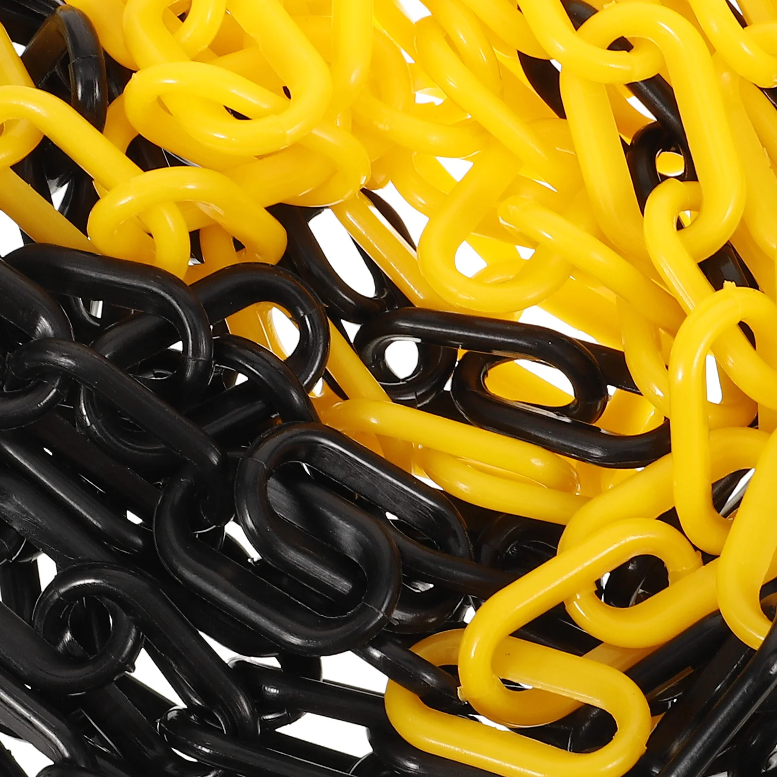 5m Adjustable Safety Chain Links Plastic Barrier for Traffic and Crowd Control Plastic Chains Crowd Control Chain