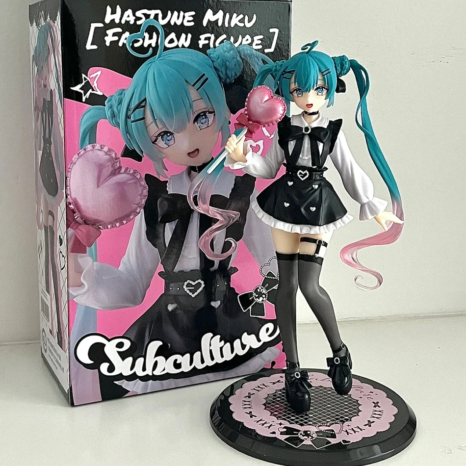 تمثال أنمي هاتسوني ميكو بطول 19 سم، شخصية ميكو الأنيقة، هدية عيد الميلاد، نموذج تجميع من البلاستيك، دمية ألعاب