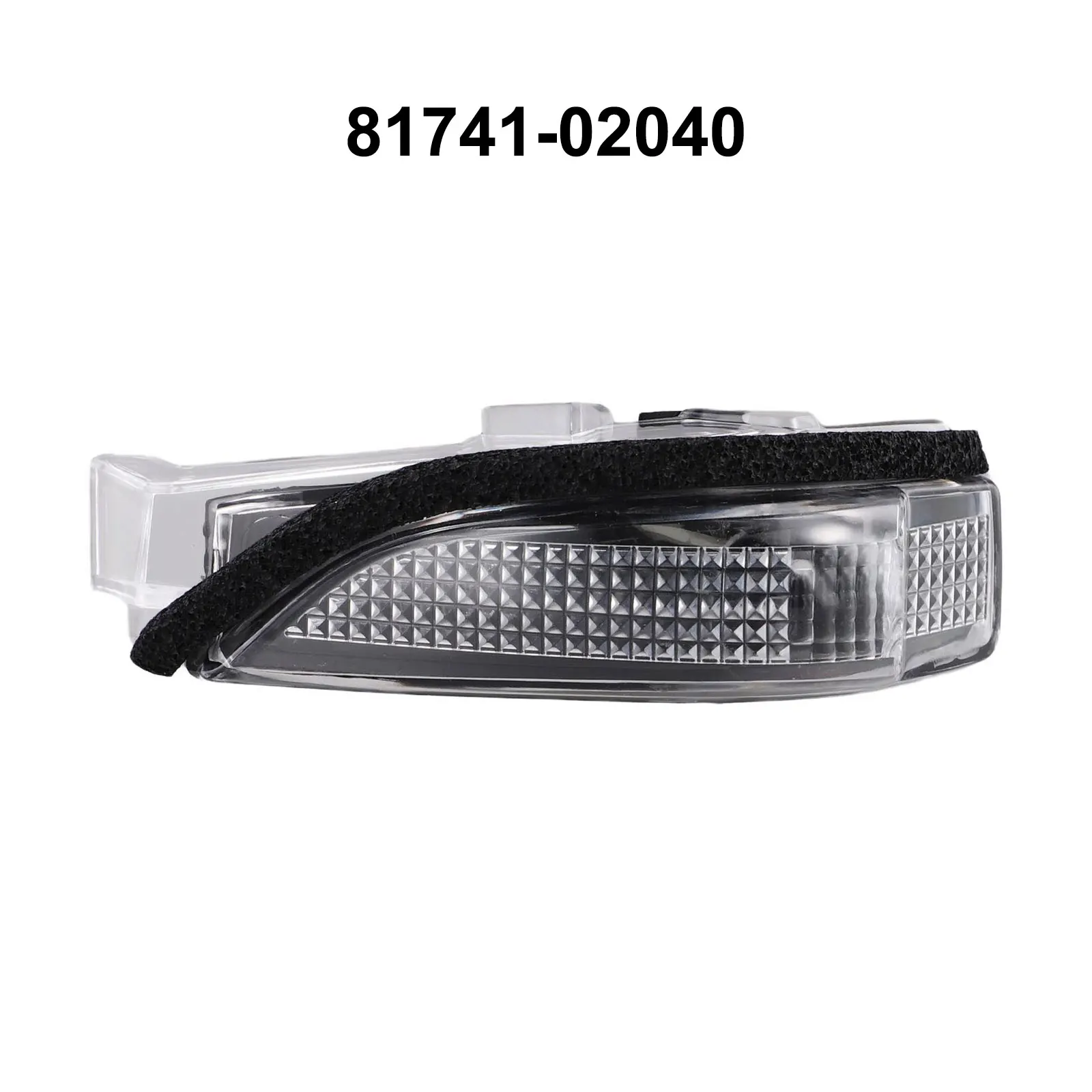 Car Mirror Signal Light Left Wing Mirror Indicator Car Exterior Accessory ABS Material Black High Universality Non-deformation