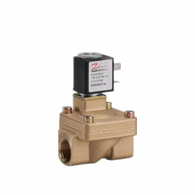 Brass body, normally closed and normally open model EV220A Direct acting 2-position/2-pass compact electromagnetic