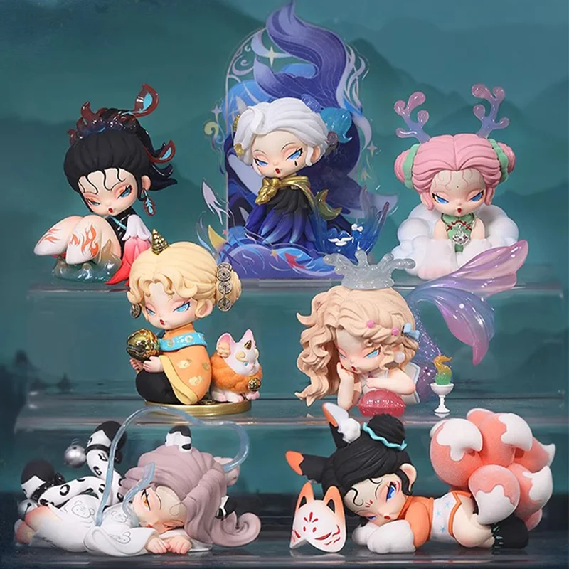 

DODOSUGAR Nami Floating Mountain Sea Trendy Blind Box Toy Desktop Decoration Gift For Girls Collectible Miniature Figurine