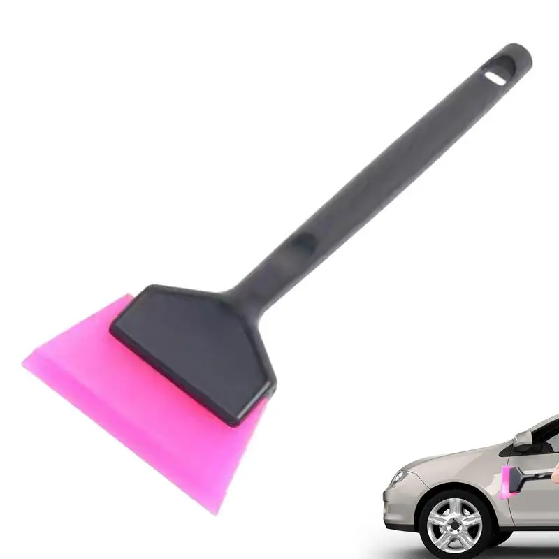 Car Wrap Tools High Strength Windshield Sticker Applicator Wrap Applicator Squeegee Scraper Tool with Handle Car Wrapping Tool