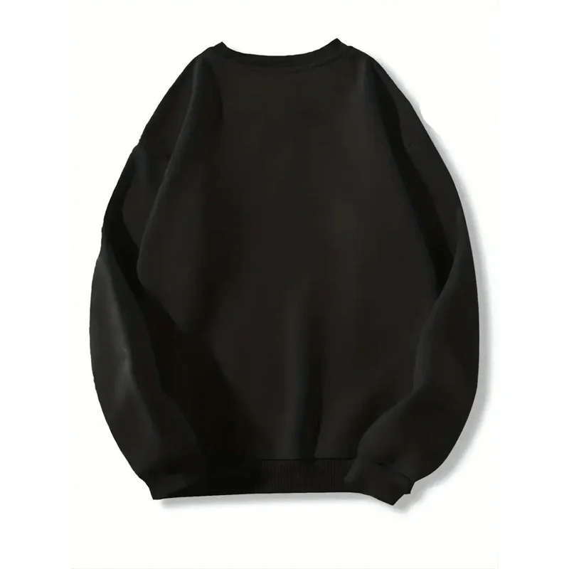 Women's Round Neck Sweatshirt，Women's Autumn Clothing，Women's sweatshirt with a heart pattern，Sportswear