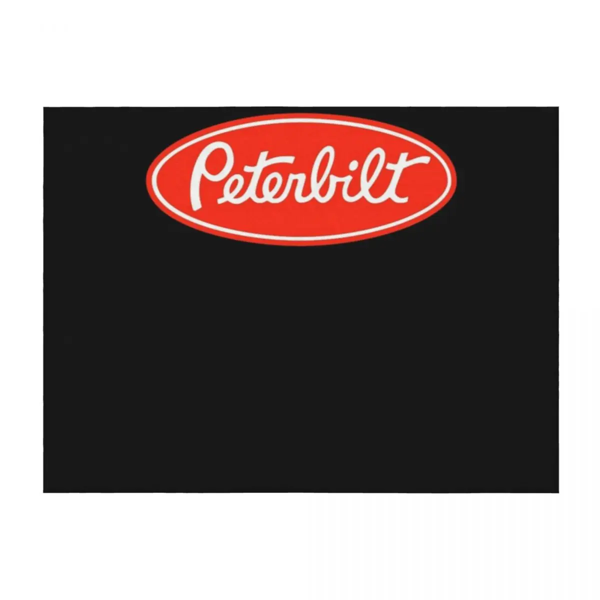 

Peterbilt Truck Logo Throw Blanket Thins Thermal Flannel Luxury Thicken Blankets