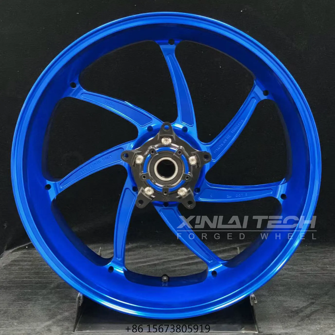Custom Forged Motorcycle Wheels CNC Forged Billet Aluminum Rims 17 18 Inch Anodized Finish for  R1 R1M MT10