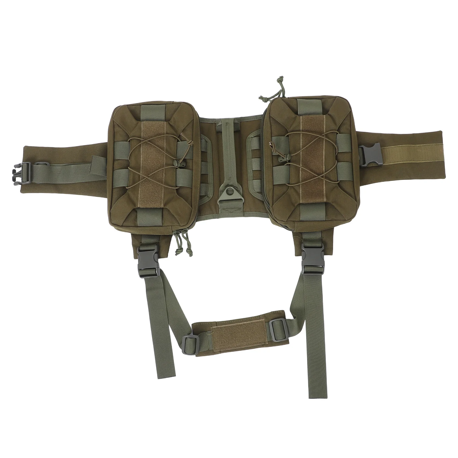 

Large Dog Saddle Bag Adjustable Backpack Harness Hiking Travel Nylon Zipper Saddle Bags Side Pockets Quick Release Buckle