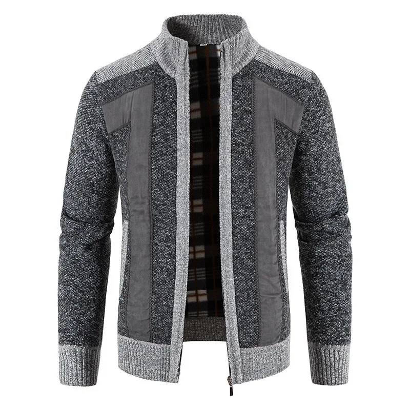 

2023 Autumn/Winter Men's Knitting Sweater Cardigan Youth Fashion Knitting Zipper Coat