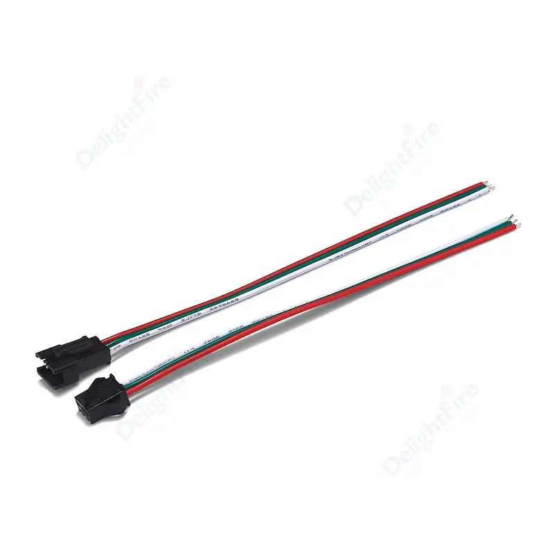 10 Paar SM-Steckverbinder 22 20 AWG Pigtail 2 3 4 5 6 Pin LED-Steckverbinder Buchse Stecker Anschlüsse für 24V 12V LED-Streifen SMD COB – Detail 5