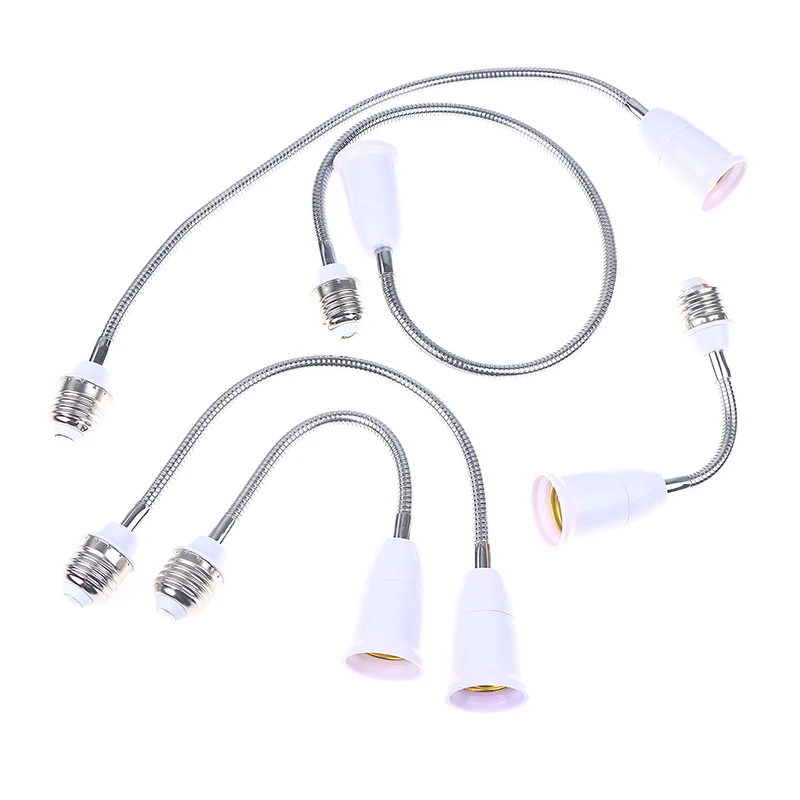 Light Weight Flexible E27 To E27 LED Screw Lamp Base Bulb Socket Extender Extension Light Holder Lamp Base Light Socket Adapter
