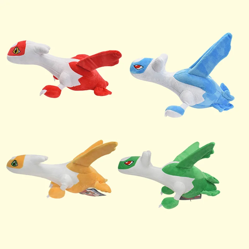 

Anime Pokémon 30cm Latias Latios Large Plush Doll Blue/Red Water City Doll Room Decoration Children's Birthday Gift