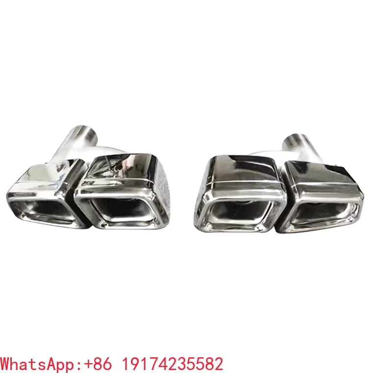 

For Mercedes Benz W212 M157 E63 AMG Exhaust.Tips Mu-ffler Tail Pipes