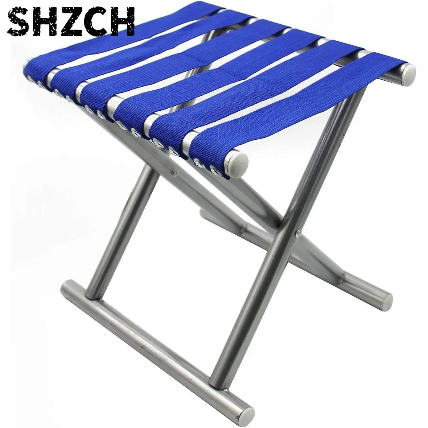 PLUSHOME Mini Taburete Acampa Silla Plegable para Pesca Portatil para Acampar Pesca Senderismo Picnic Jardín y Playa 32X32CM