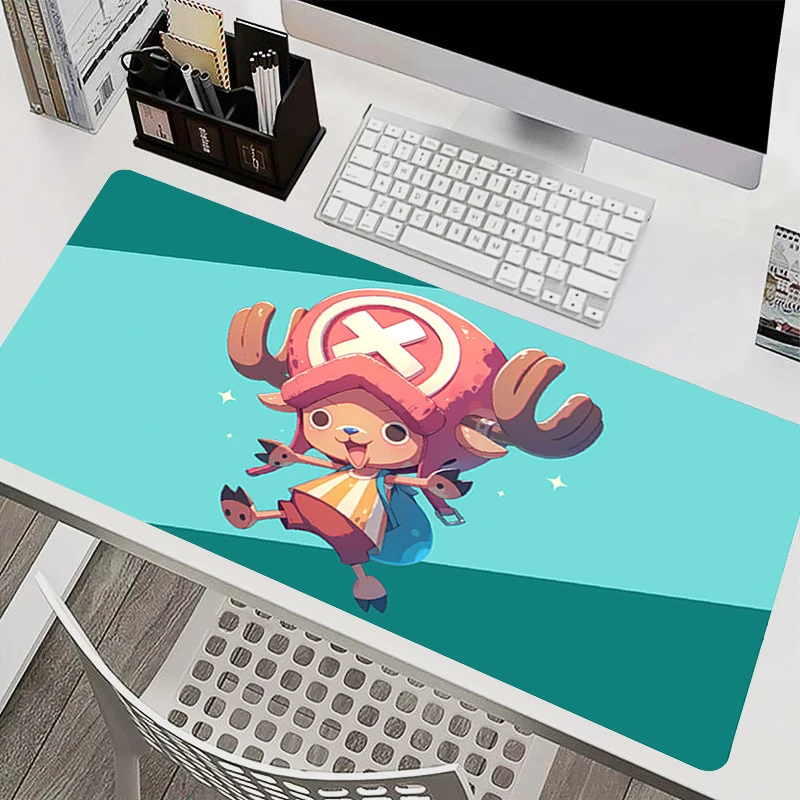 Large Mouse Pads Gaming Laptop Keyboard Mat O-one P-piece Tony Tony Chopper kawaii Extended Desk Mat Rubber Computer Mousepads view 4