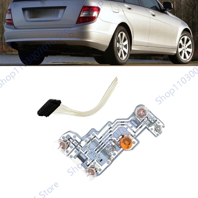 Tail Light Lamp Bulb Holder For Mercedes Benz S204 C200 2007-2010 Tail Light Circuit Board with Bulb A2048201800 A2048201700