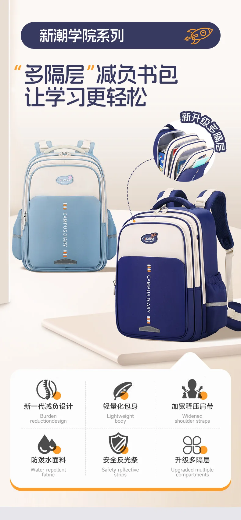 

School Backpack for teenager Boys girls Backpack for Kids Children Elementary Middle School Students Bag for Ages 6-12