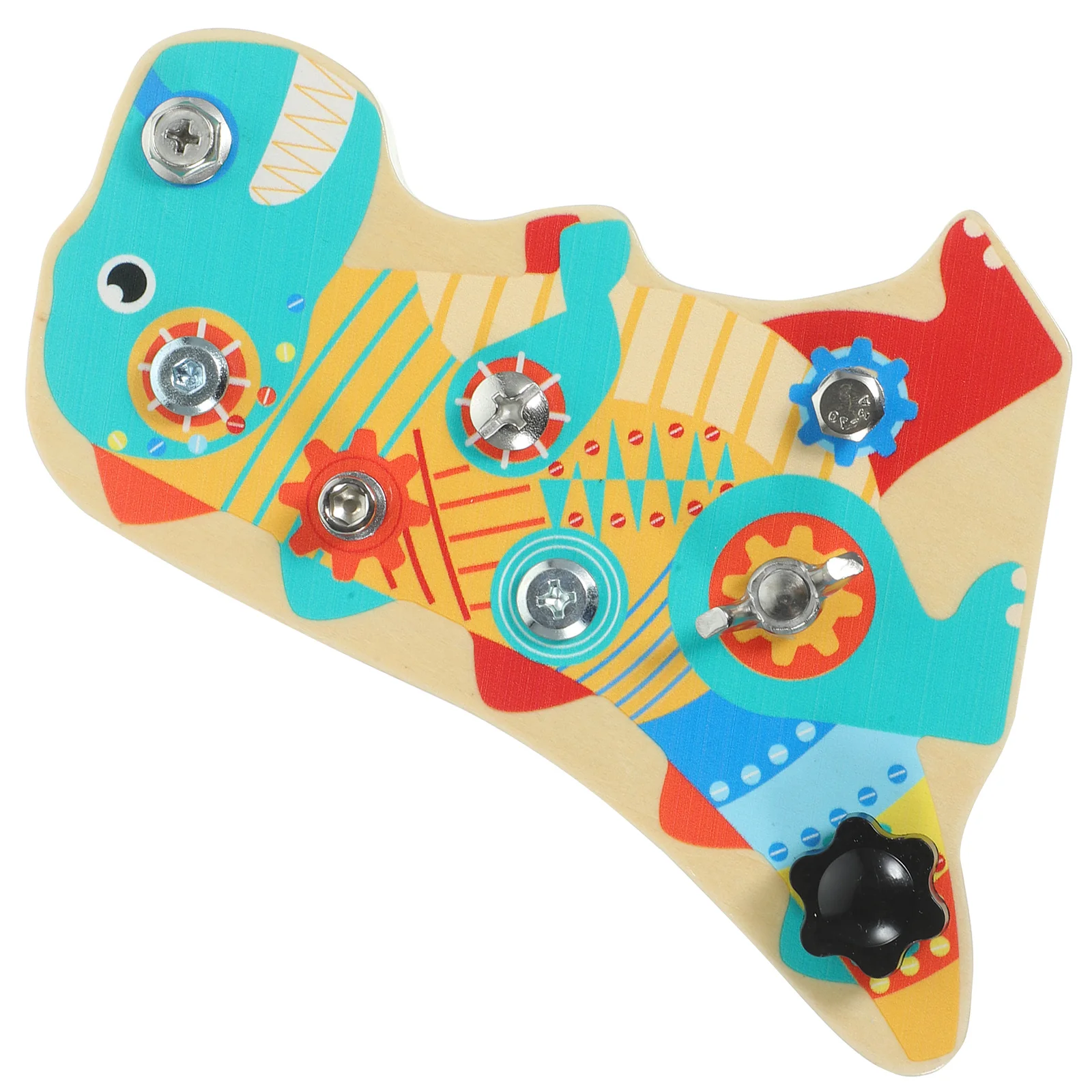 1 مجموعة خشبية ديناصور برغي لوحة للقيادة الاطفال تشغيل أداة التعلم الحسية نشاط مونتيسوري مجموعة للأطفال التعليم المبكر