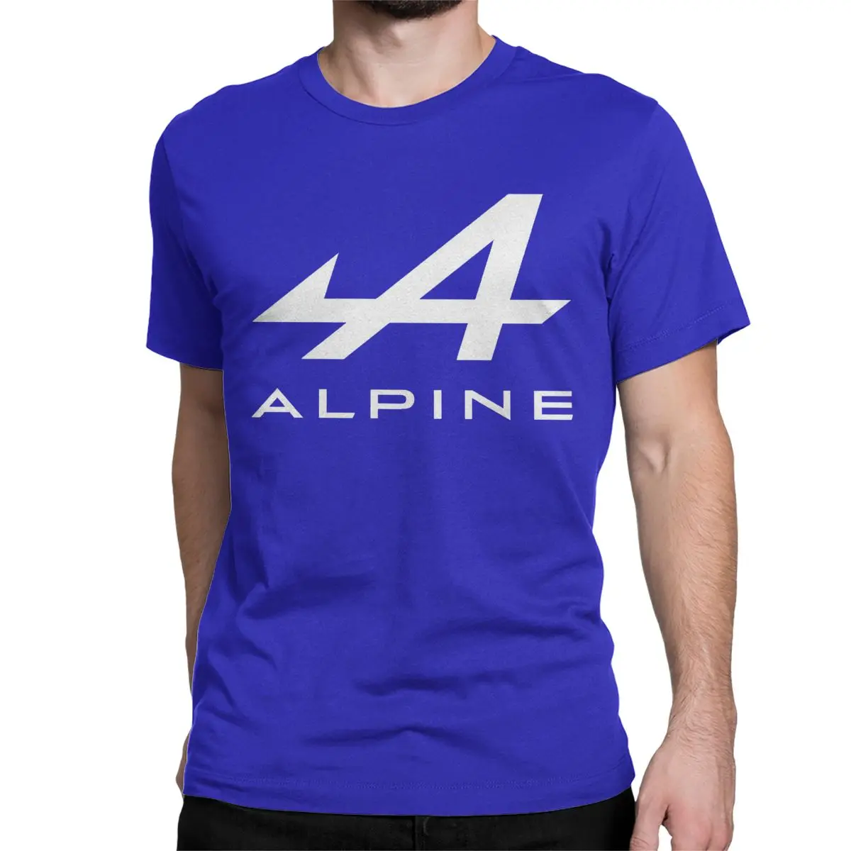 Alpine Car 110 Logo T-Shirt Men Women Racing Novelty 100% Cotton Tee Shirt O Neck Short Sleeve T Shirt Printing Clothes