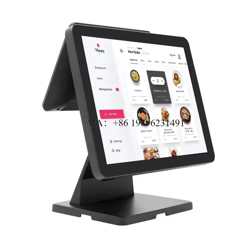 Advanced 15.6 Inch Touchscreen Windows 10/11 POS Cash Register System with Quad-core Processor and 32GB-256GB SSD