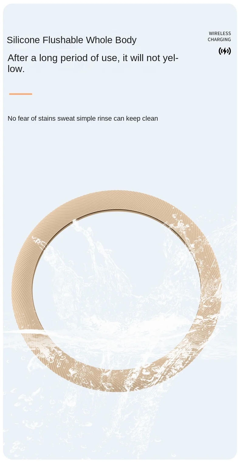 Rutschfester Silikon-Lenkradbezug Sommer Atmungsaktiv Elastisch Universell Passend 38cm Auto-Lenkradschutz Zubehör – Detail 11