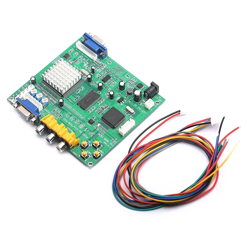 

2X GBS8200 CGA/EGA/YUV/RGB To VGA Output Arcade Jamma Game HD Video Converter Board Monitor To LCD GBS-8200