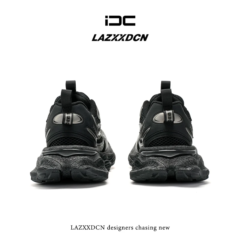 LAZXXDCN tênis de corrida masculino, sola grossa calçados esportivos da moda, sapatos de viagem Harajuku, alta qualidade, novo, 2024