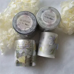 Ready Stock Vintage Fairy Ball Flower Special Roll4 Shiny Washi PET Tape for Card Making DIY Scrapbooking Plan Sticker