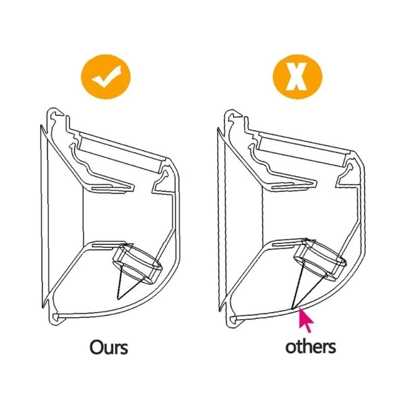silicon cấp thực phẩm M76C dễ dàng lắp đặt phụ kiện máy bơm vú có khả năng chống rò rỉ cho S9/S12 Sửa chữa phần dự phòng