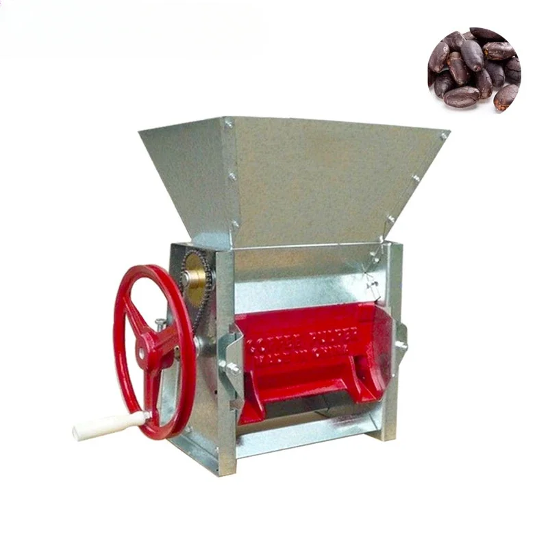 Hand Operation Coffee Bean Pulping Shelling Peeling Machine Wet Fresh Coffee Bean Shucking Skin Pulper Huller Machine