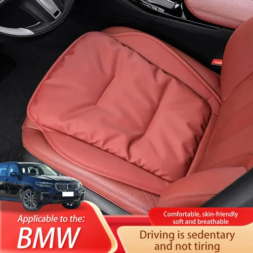 카시트 쿠션 고급 가죽 지지대 패드, 하이 리바운드 스폰지 시트 커버, BMW X5 용 
