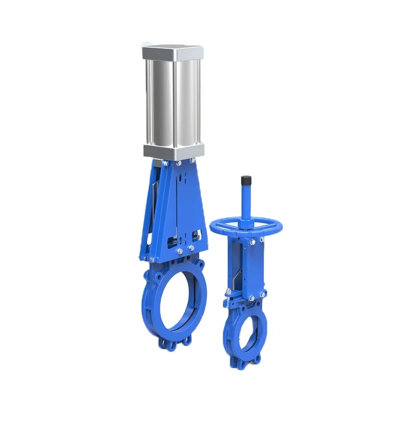 

Pneumatic Hand Knife Gate Valve, SS Gate Body Rubber, Manufacturers China Wholesale, QU673X-10C