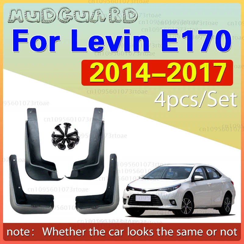 

Car Mudguards For Toyota Corolla 2016 Accessories Levin E170 2014 2015 2016 2017 Fender MudFlaps Front Rear Wheel Splash Gsories