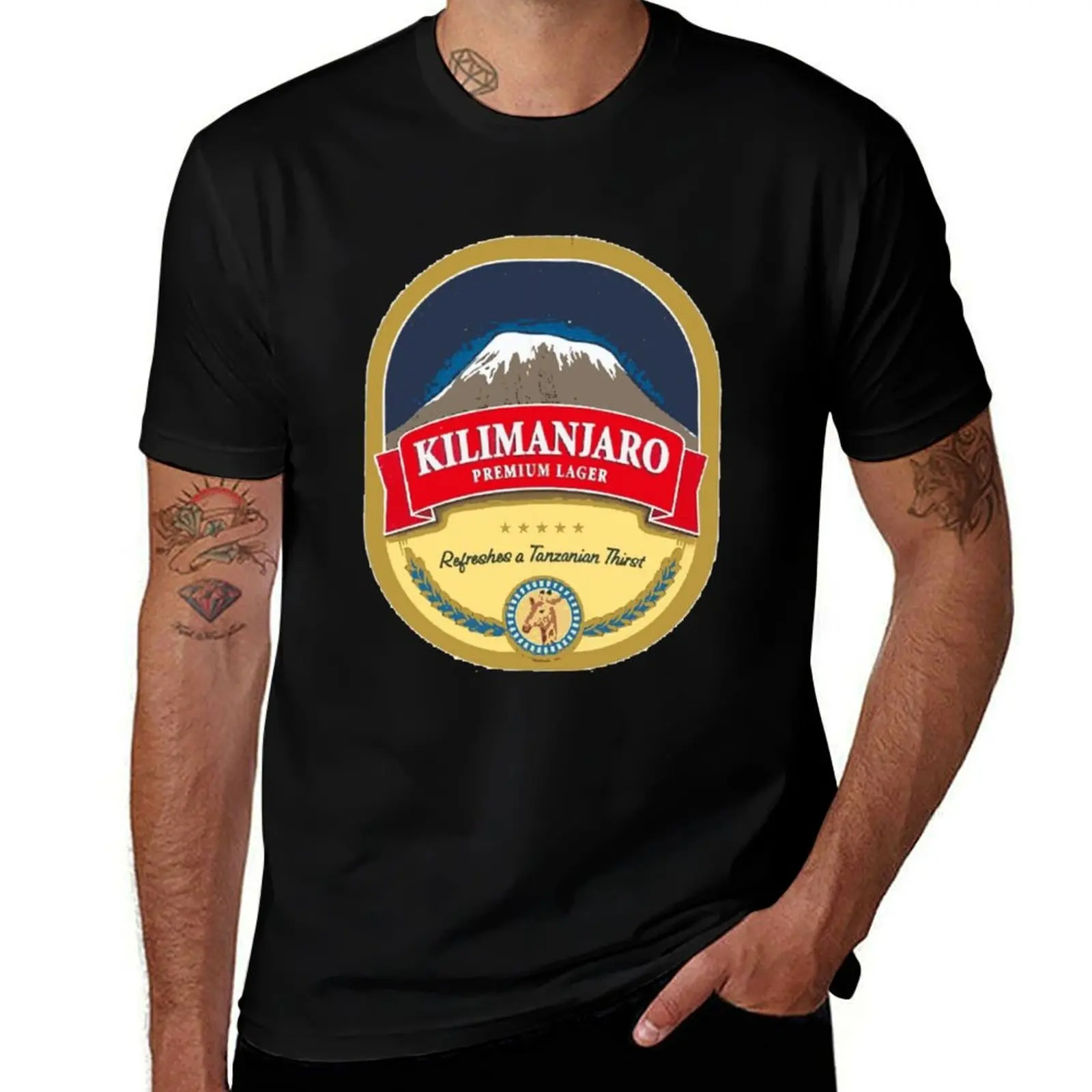 

Kilimanjaro Lager 69 T-Shirt funny t shirts cotton essential t shirt man t shirt graphic T-shirt