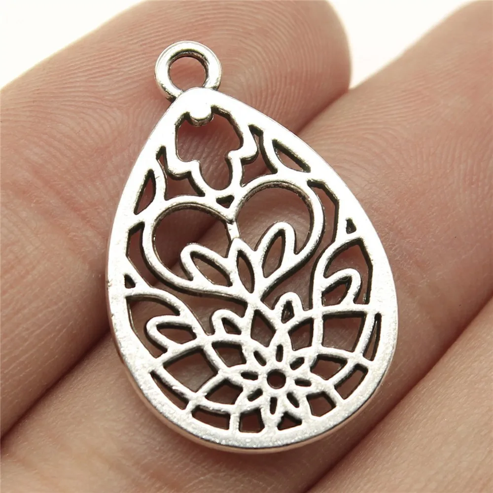10pcs Waterdrop Charms for DIY Earring Making